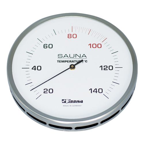 Sauna-Thermometer 130mm Edelstahl