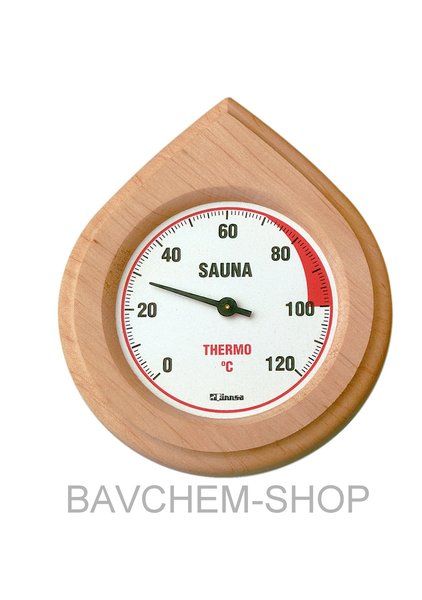 Sauna Thermometer in Holz