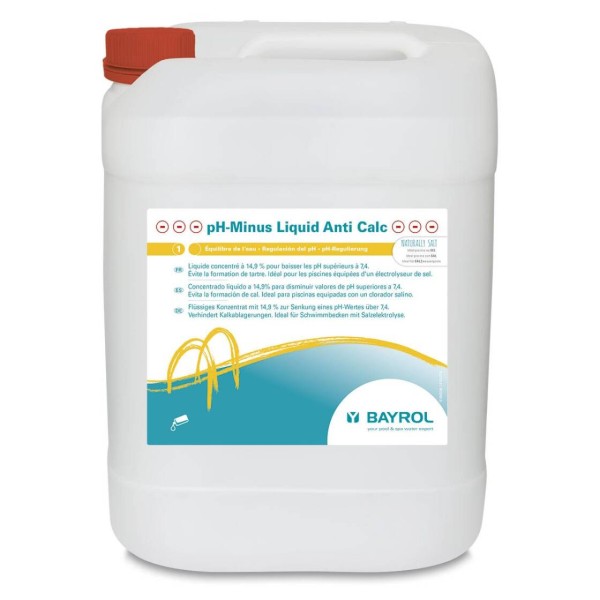 BAYROL pH-Minus Liquid Anti Calc 20L Kanister